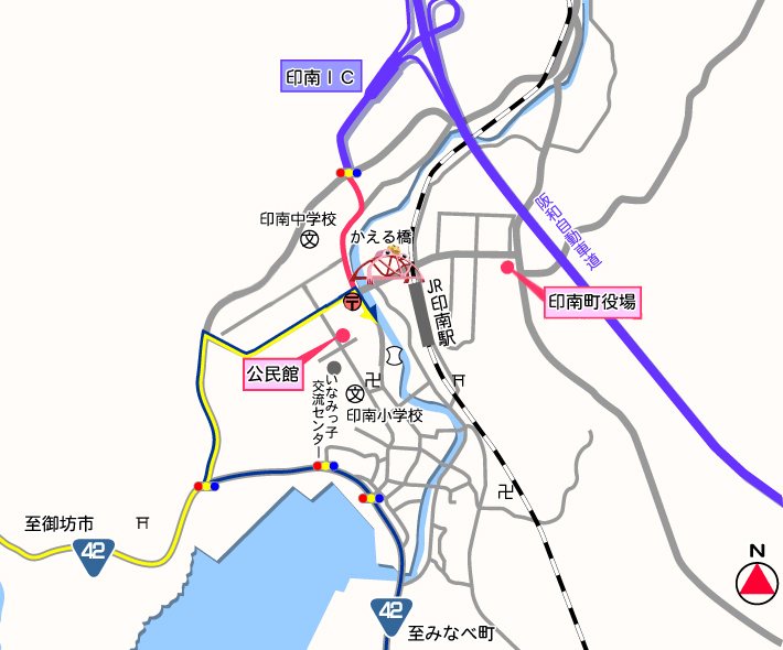 公民館図書室へのアクセス