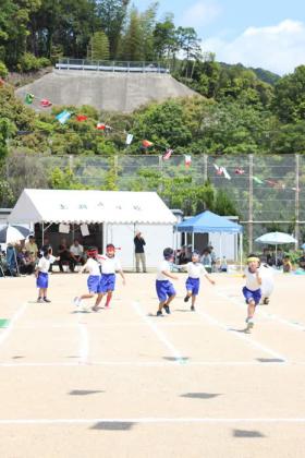 清流小学校の運動会10