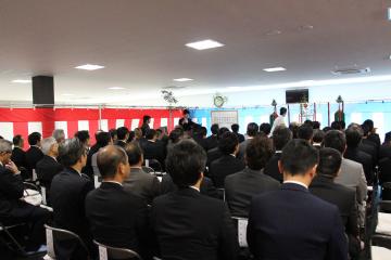 和歌山太陽誘電株式会社間接棟竣工式に出席